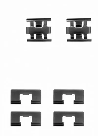 Комплектующие, колодки дискового тормоза HELLA PAGID купить