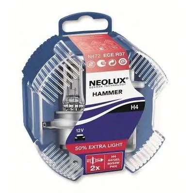 Лампа накаливания, фара дальнего света; Лампа накаливания, основная фара; Лампа накаливания, противотуманная фара; Лампа накаливания, основная фара; Лампа накаливания, фара дальнего света; Лампа накаливания, противотуманная фара ExtraLight NEOLUX® купить