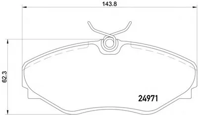 Комплект тормозных колодок, дисковый тормоз HELLA купить