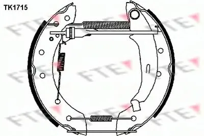 Комплект тормозных колодок FTE купить