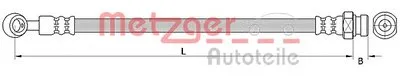 Тормозной шланг METZGER купить