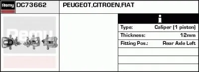 Тормозной суппорт Remanufactured REMY (Multiline) DELCO REMY купить