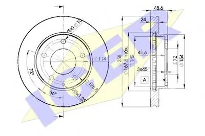 Тормозной диск ICER купить