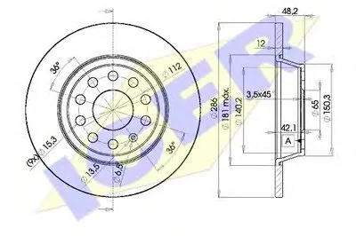 Тормозной диск ICER купить