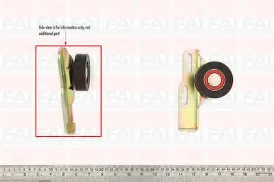 Натяжной ролик, поликлиновой  ремень FAI AutoParts купить