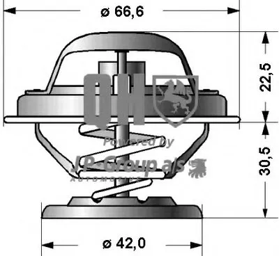Термостат, охлаждающая жидкость QH JP GROUP купить