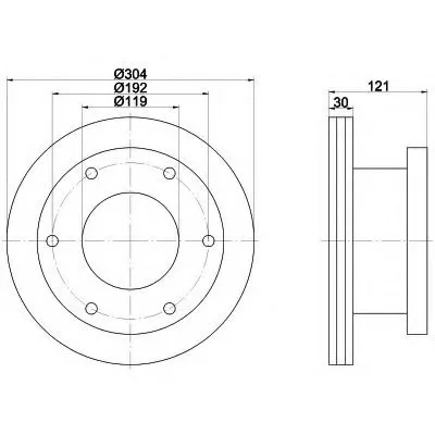 Тормозной диск DON купить