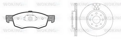 Комплект тормозов, дисковый тормозной механизм WOKING купить