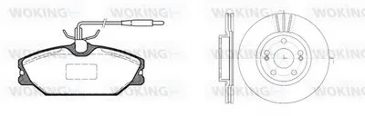 Комплект тормозов, дисковый тормозной механизм WOKING купить