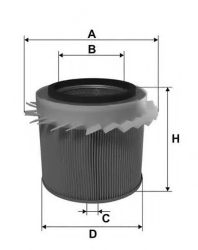Воздушный фильтр ACTIV OPEN PARTS купить