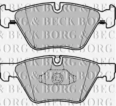 Комплект тормозных колодок, дисковый тормоз BORG & BECK купить
