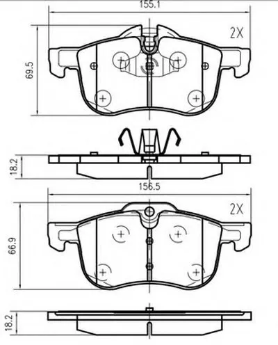 Комплект тормозных колодок, дисковый тормоз VEMA купить
