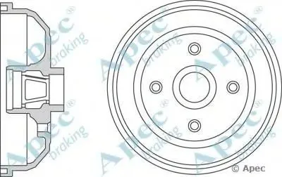 Тормозной барабан APEC braking купить