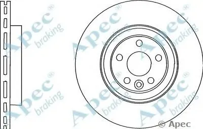 Тормозной диск APEC braking купить