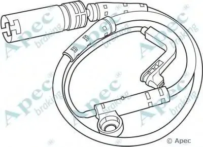 Указатель износа, накладка тормозной колодки APEC braking купить