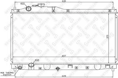 Радиатор, охлаждение двигателя STELLOX купить