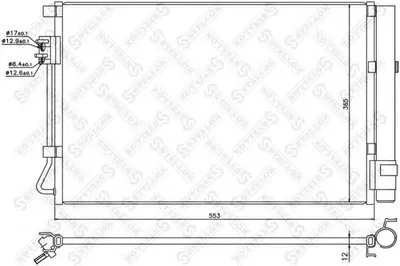 Конденсатор, кондиционер STELLOX купить