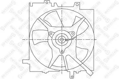 Вентилятор, охлаждение двигателя STELLOX купить