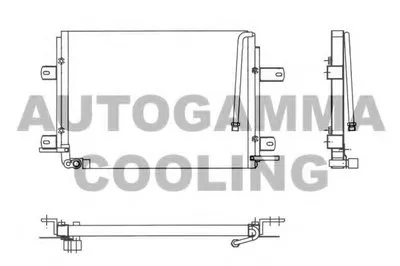 Конденсатор, кондиционер AUTOGAMMA купить