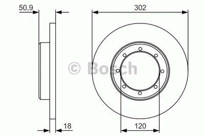 Тормозной диск BOSCH купить