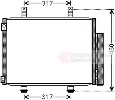 Конденсатор, кондиционер VAN WEZEL купить