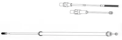 Трос, стояночная тормозная система FERODO купить