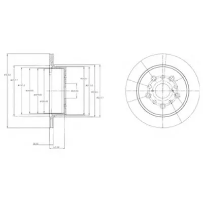 Тормозной диск DELPHI купить
