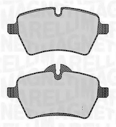 Комплект тормозных колодок, дисковый тормоз MAGNETI MARELLI купить