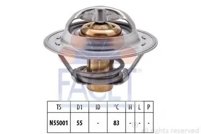 Термостат, охлаждающая жидкость FACET купить