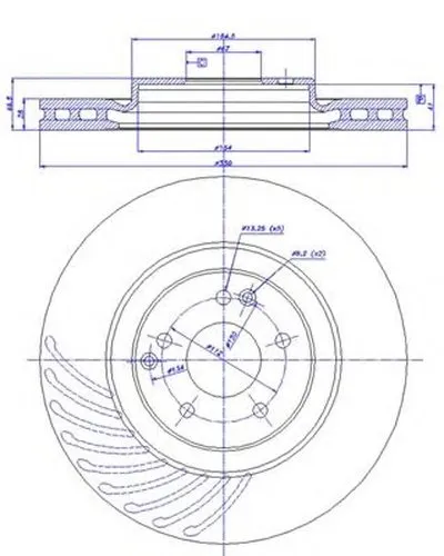 Тормозной диск HC CAR купить