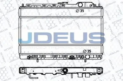 Радиатор, охлаждение двигателя JDEUS купить