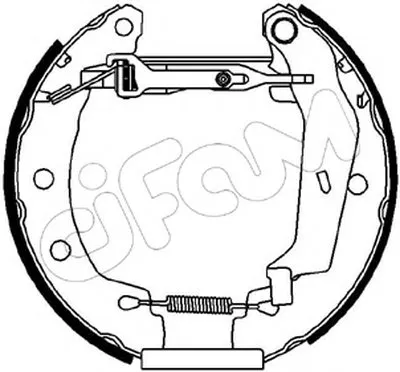 Комплект тормозных колодок Kit premounted CIFAM купить