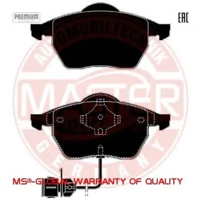 Комплект тормозных колодок, дисковый тормоз Anti-Noise MASTER-SPORT купить