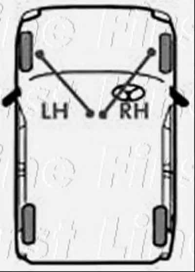 Трос, стояночная тормозная система FIRST LINE купить