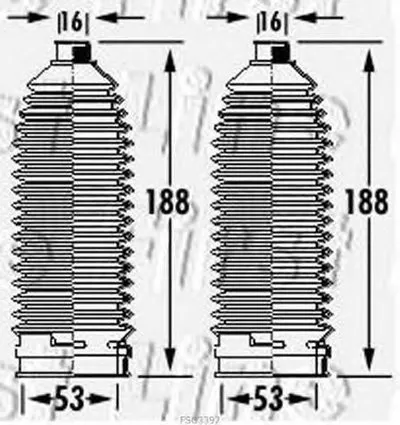 Пыльник, рулевое управление FIRST LINE купить