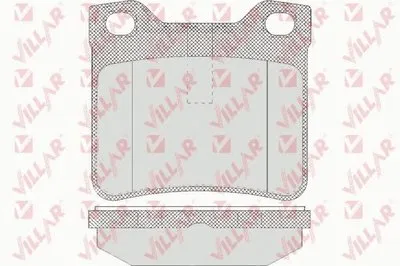 Комплект тормозных колодок, дисковый тормоз VILLAR купить