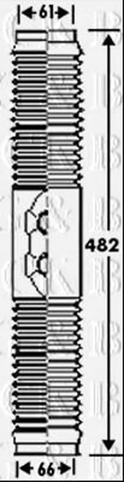 Пыльник, рулевое управление BORG & BECK купить