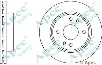 Тормозной диск APEC braking купить
