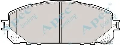 Комплект тормозных колодок, дисковый тормоз APEC braking купить