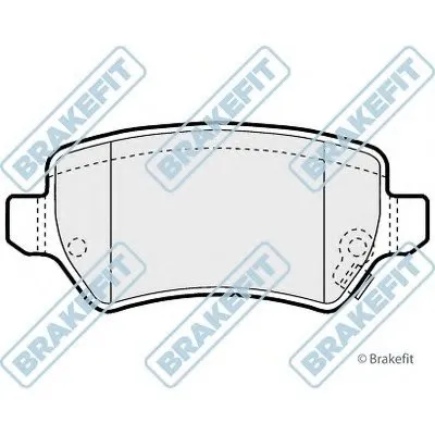 Комплект тормозных колодок, дисковый тормоз Brake Fit APEC braking купить