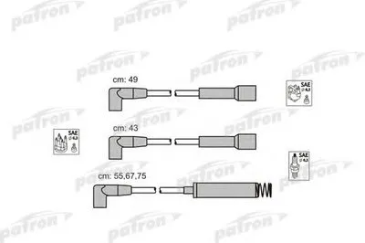 Комплект проводов зажигания PATRON купить