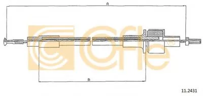 Тросик сцепления COFLE купить