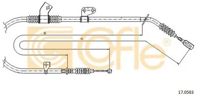 Трос, стояночная тормозная система COFLE купить