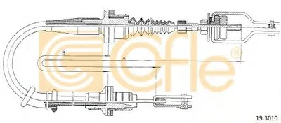 Тросик сцепления COFLE купить