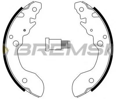 Комплект тормозных колодок BREMSI купить