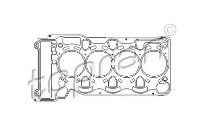 Прокладка, головка цилиндра TOPRAN купить