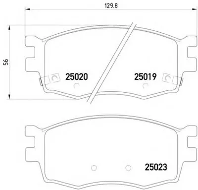 Комплект тормозных колодок, дисковый тормоз HELLA купить