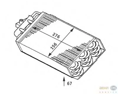Испаритель, кондиционер BEHR HELLA SERVICE HELLA купить