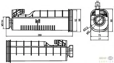 Компенсационный бак, охлаждающая жидкость BEHR HELLA SERVICE купить