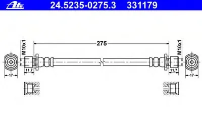 Тормозной шланг ATE купить